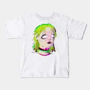 Glitchy punk Kids T-Shirt